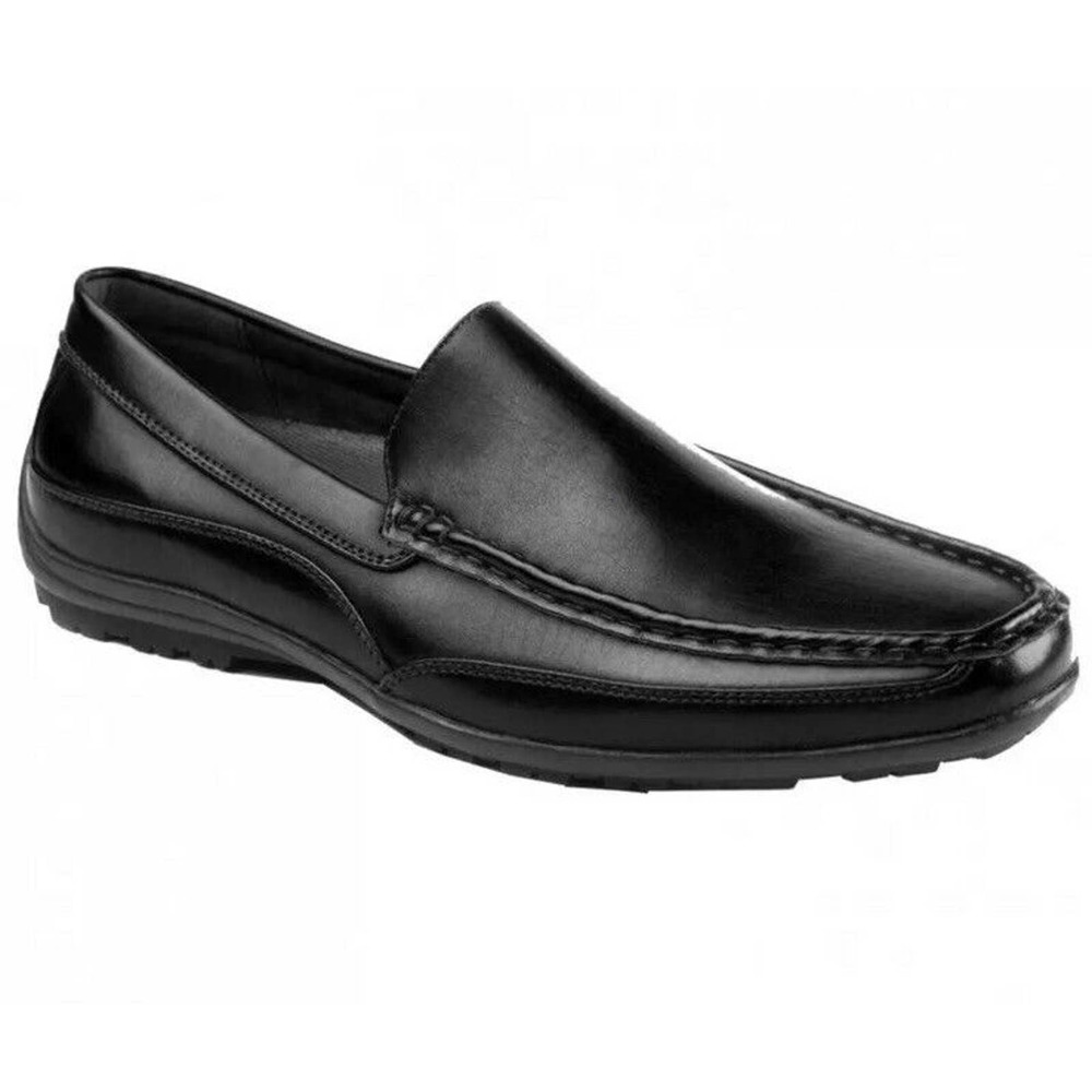 Deer Stags DRIVE-VEGA-BLK Drive Slip On Moc Toe Mens Dress Shoes Black Sz 6